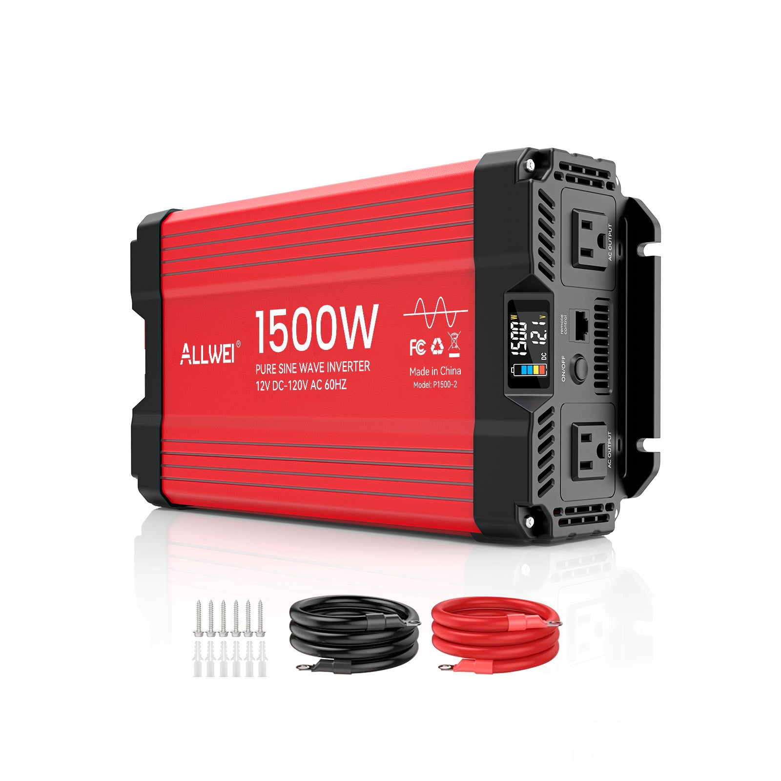 ALLWEI 1500W Pure Sine Wave Inverter