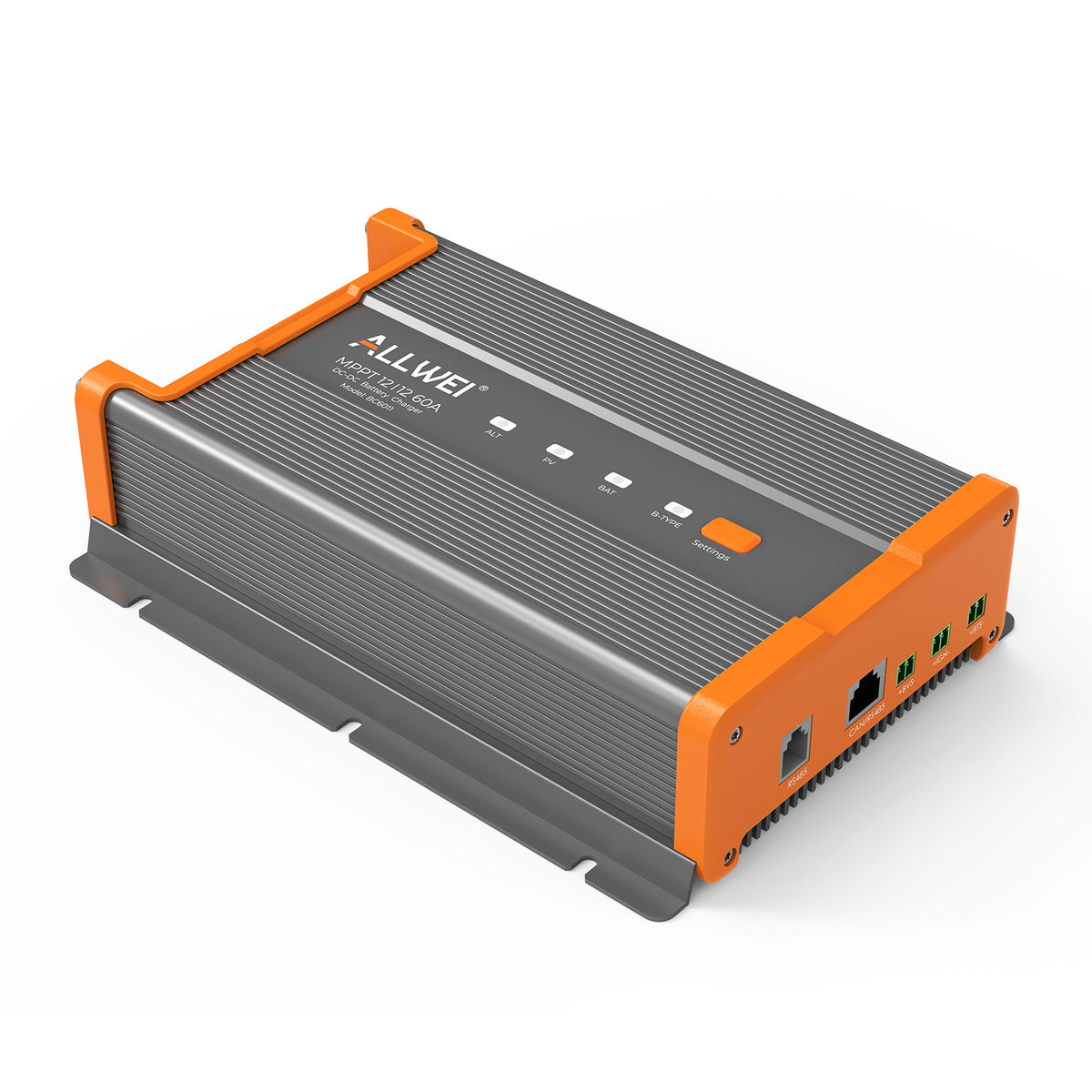ALLWEI 12V 60A DC-DC Battery Charger with MPPT Solar & Alternator Dual Input