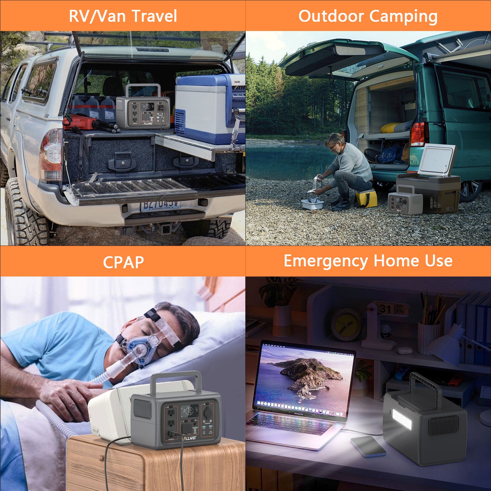 Versatile PPS600 power station designed for camping, RVs, CPAP support, and backup power during emergencies