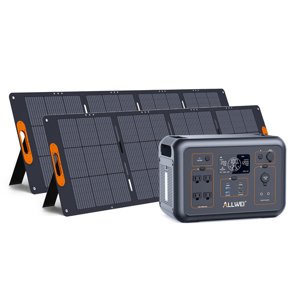 PPS1200 Power Station + 2* 200W Solar Kit