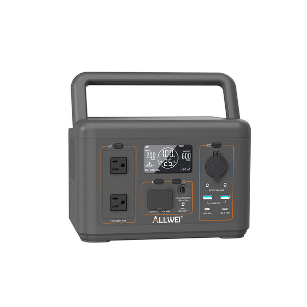 ALLWEI PPS600-5 Portable Power Station 500W
