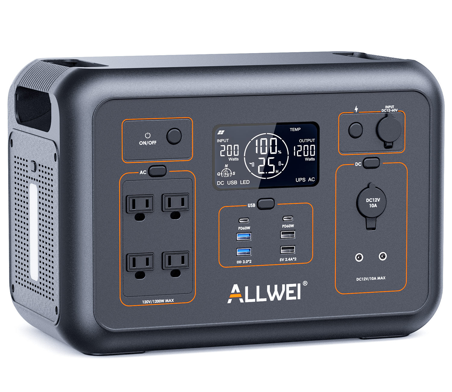 PPS1200 power station featuring 1008Wh LFP cells and 700W inverter for reliable portable energy