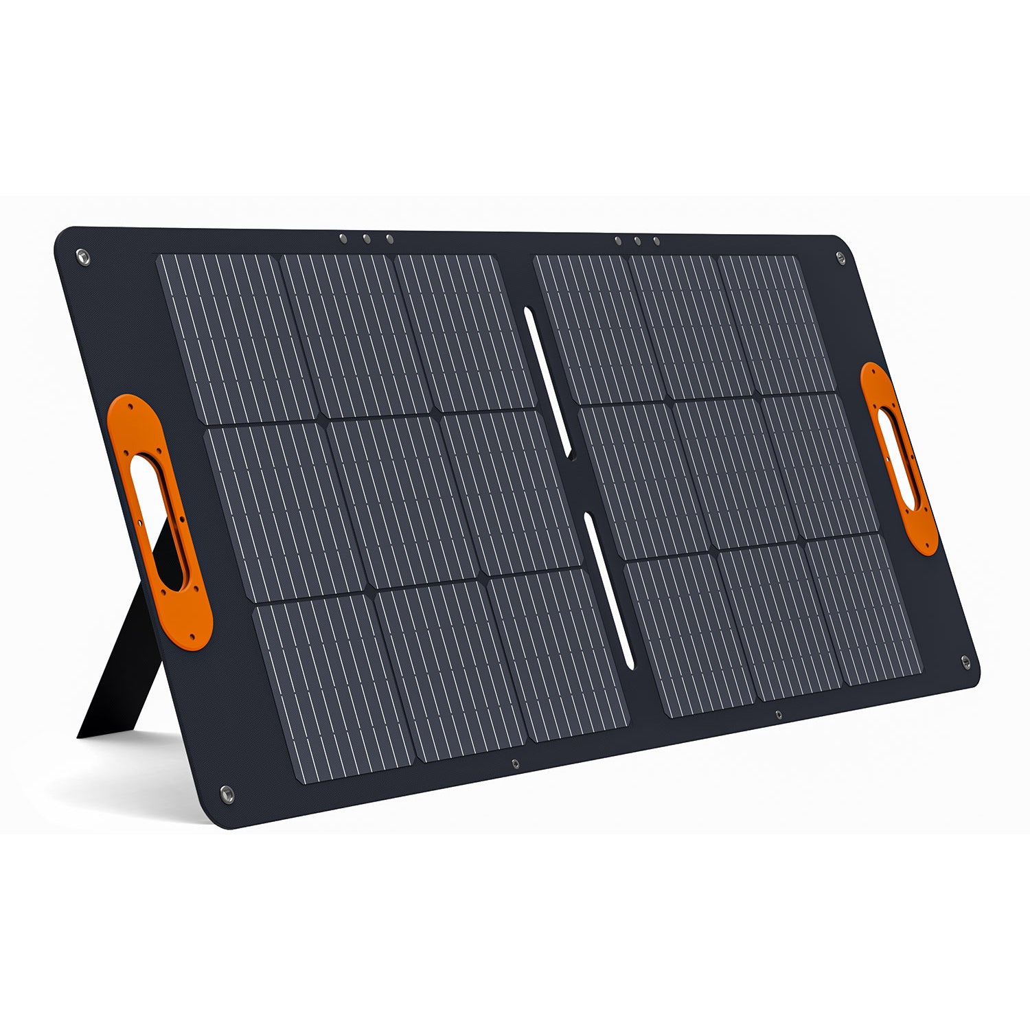 XY-100 100W solar panel with DC connector, 2M cable, and foldable design for portable solar charging